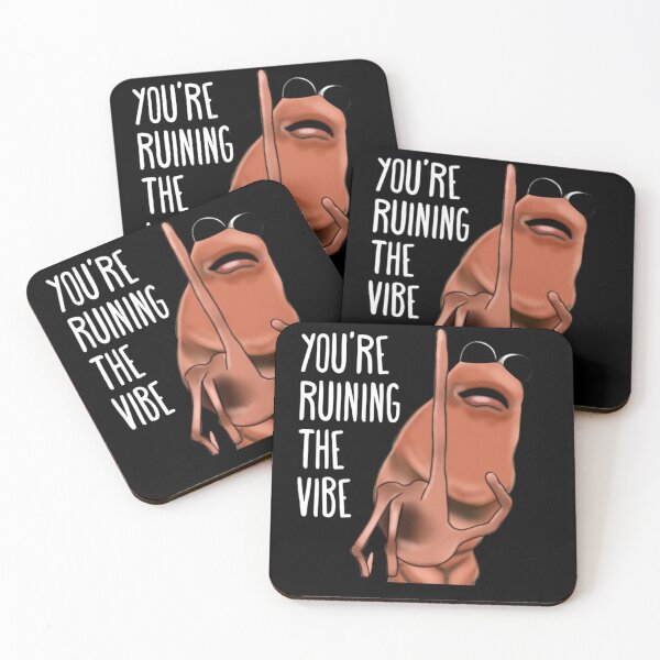 Item preview, Marcus The Worm You're Ruining The Vibe Funny Meme designed and sold by ivotee.