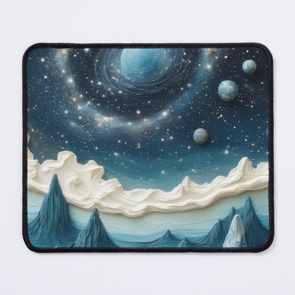 Item preview, Dream landscape: Mountains under stars and planets designed and sold by Mianku | Für das Leben.