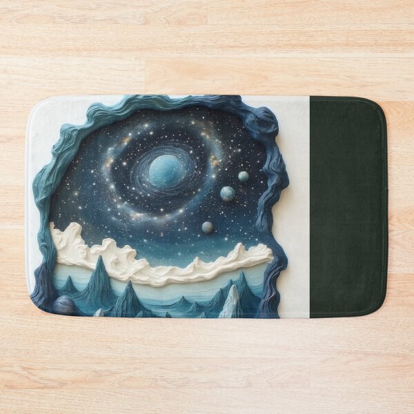 Item preview, Dream landscape: Mountains under stars and planets designed and sold by Mianku | Für das Leben.