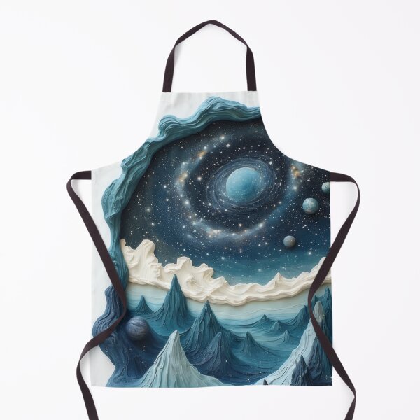 Item preview, Dream landscape: Mountains under stars and planets designed and sold by Mianku | Für das Leben.
