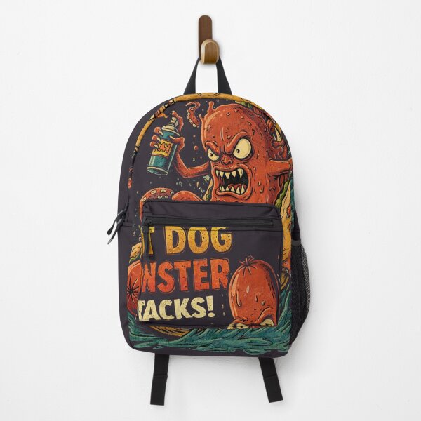 Item preview, Hot Dog Monster Attacks – Horror Food Comic Monster Design designed and sold by The True American.