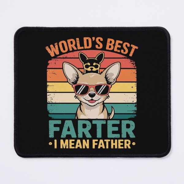 Item preview, World's Best Farter I Mean Father Fathers Day Dad Dog designed and sold by MarryIsMonth.