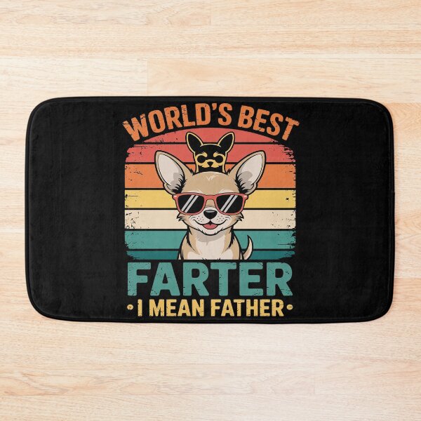 Item preview, World's Best Farter I Mean Father Fathers Day Dad Dog  designed and sold by MarryIsMonth.