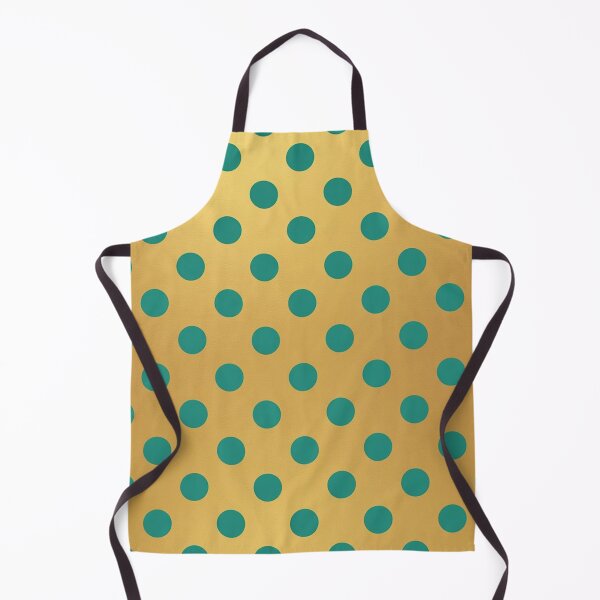 Item preview, Classic Teal Polka Dots Gold Background designed and sold by Ed & Harmony.