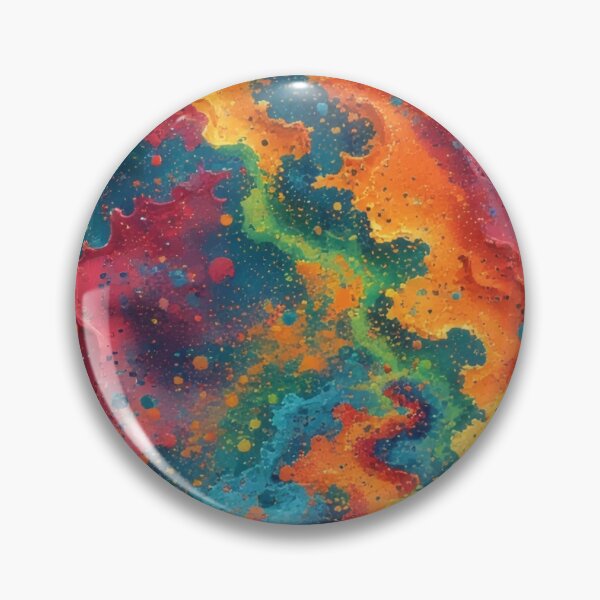 Item preview, A vibrant, abstract explosion of color on a dark background designed and sold by Mianku | Für das Leben.