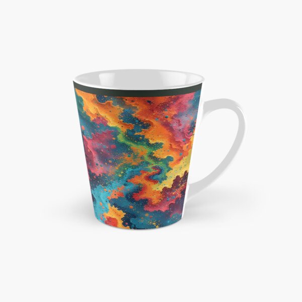 Item preview, A vibrant, abstract explosion of color on a dark background designed and sold by Mianku | Für das Leben.