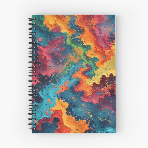 Item preview, A vibrant, abstract explosion of color on a dark background designed and sold by Mianku | Für das Leben.