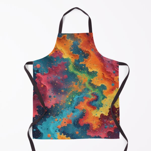 Item preview, A vibrant, abstract explosion of color on a dark background designed and sold by Mianku | Für das Leben.
