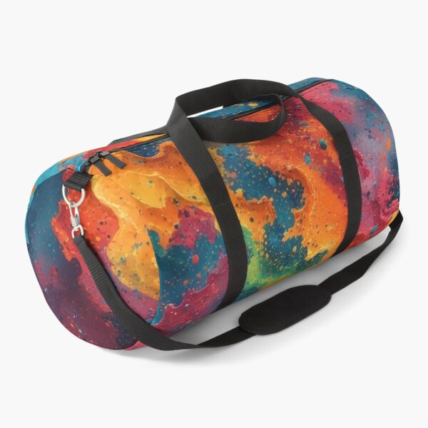 Item preview, A vibrant, abstract explosion of color on a dark background designed and sold by Mianku | Für das Leben.