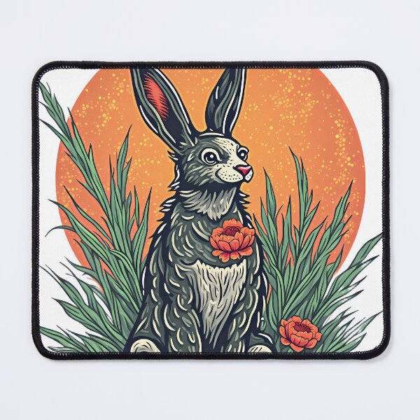 Item preview, Rabbit Vivid Expressions Passion Arts Graphics Colors designed and sold by ART ATTACK ZONE.