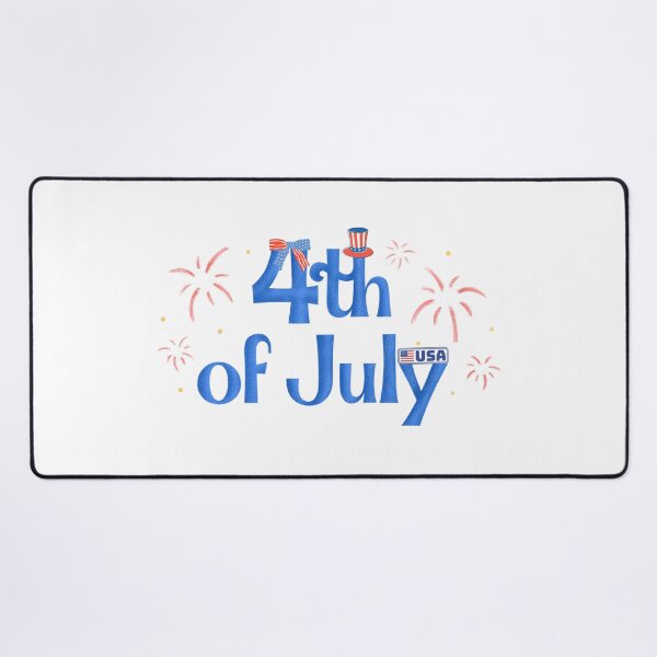 Item preview, 4th of July Fireworks Typography designed and sold by DariaOltes.