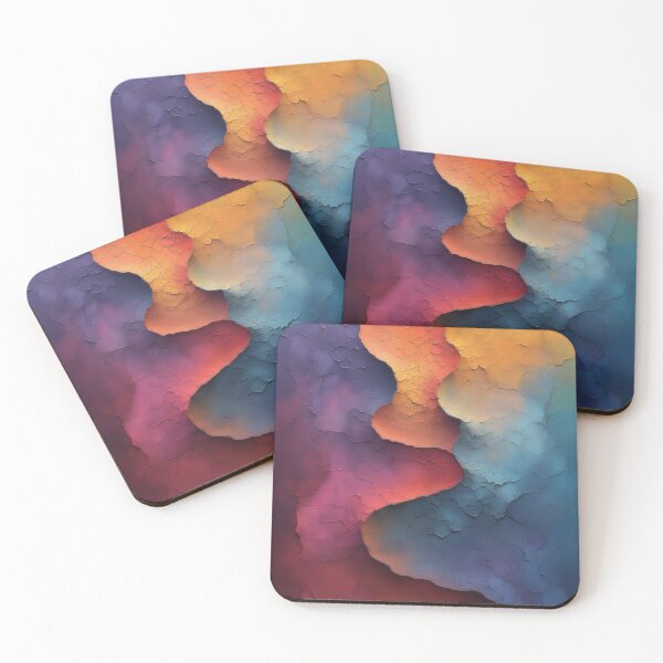 Item preview, Colorful abstraction with a textured surface designed and sold by Mianku | Für das Leben.