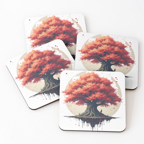 Item preview, Japan Tree Expressions Passion Arts Graphics Colors designed and sold by ART ATTACK ZONE.