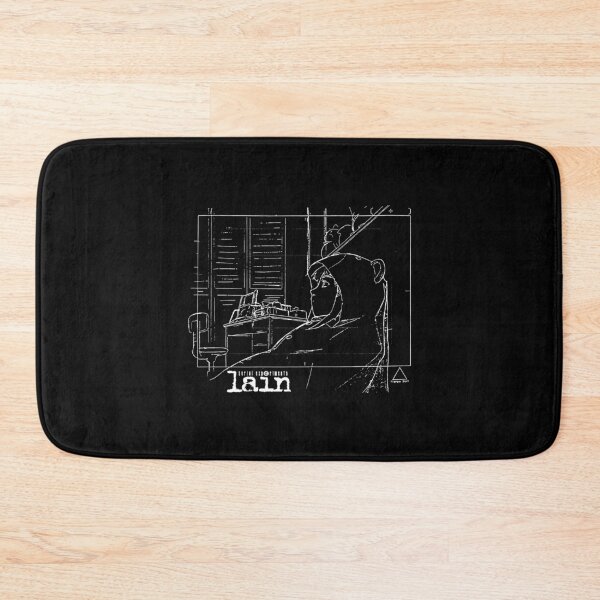 Item preview, Lain Bear Suit Sketch - White Print  designed and sold by Hatsunemiku29.