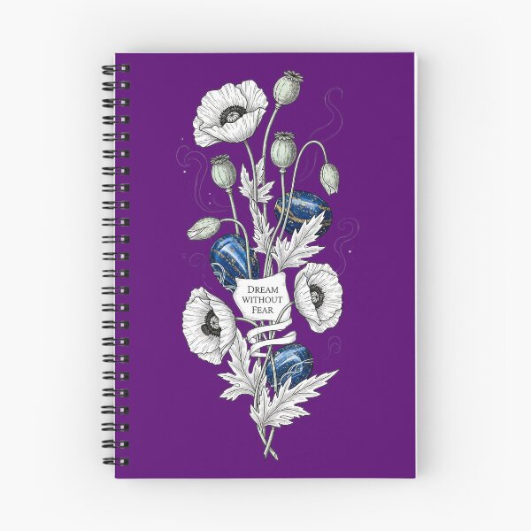 Item preview, Dream Without Fear - Poppies & Lapis Lazuli Art designed and sold by Credisaim.