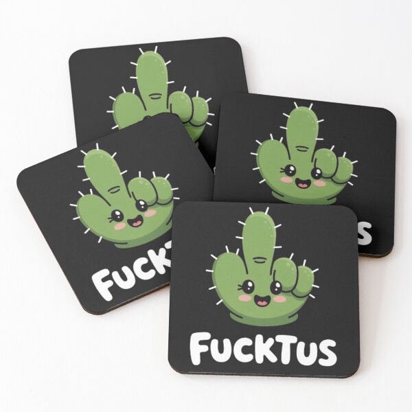 Item preview, F*cktus – Cute Cactus with Attitude Funny Cartoon designed and sold by vvcreativedesigns.