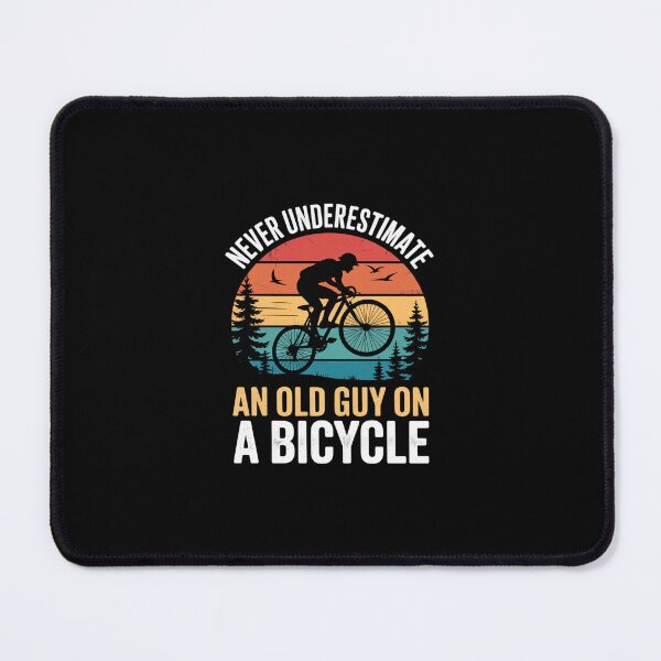 Item preview, Never Underestimate An Old Guy On Bicycle Cycling Mens designed and sold by SyntaxClaw.