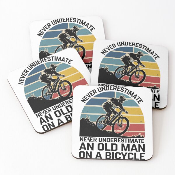 Item preview, Never Underestimate An Old Man Bicycle Riding Cyclist Mens  designed and sold by MarryIsMonth.