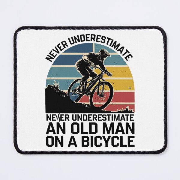 Item preview, Never Underestimate An Old Man Bicycle Riding Cyclist Mens designed and sold by MarryIsMonth.