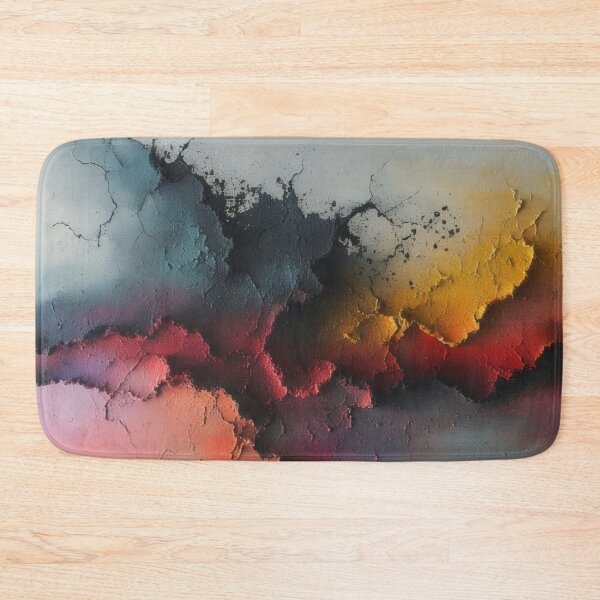 Item preview, Abstract color spectrum with textured cracks designed and sold by Mianku | Für das Leben.