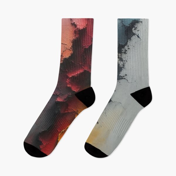 Item preview, Abstract color spectrum with textured cracks designed and sold by Mianku | Für das Leben.