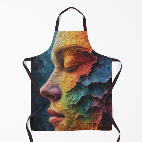 Item preview, Woman's face in rainbow colors with texture designed and sold by Mianku | Für das Leben.
