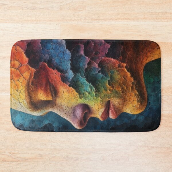 Item preview, Woman's face in rainbow colors with texture designed and sold by Mianku | Für das Leben.
