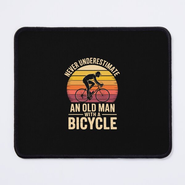 Item preview, Never Underestimate An Old Man With A Bicycle  designed and sold by SyntaxClaw.