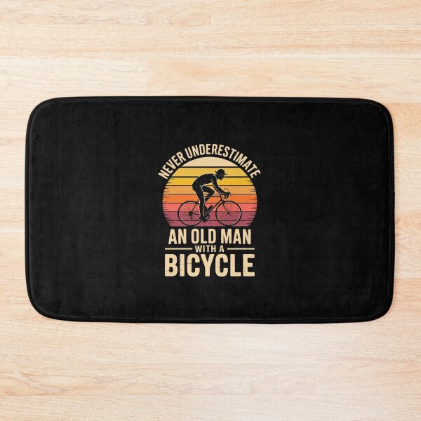 Item preview, Never Underestimate An Old Man With A Bicycle  designed and sold by SyntaxClaw.