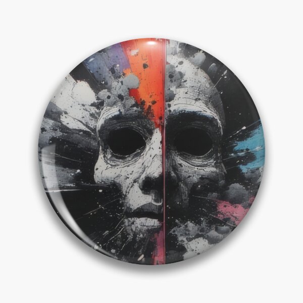 Item preview, Fragmented skull broken down into colors designed and sold by Mianku | Für das Leben.