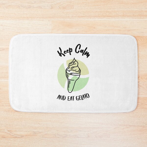 Item preview, Keep Calm and Eat Gelato – Italian Dessert Lover Design designed and sold by VinoVibesApp.
