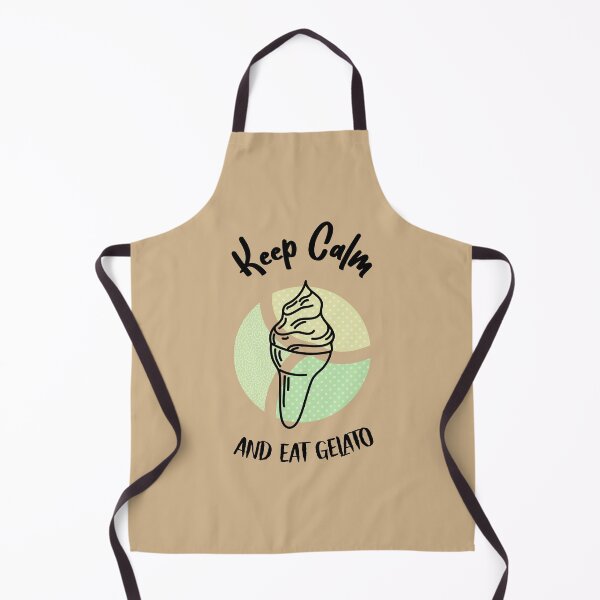 Item preview, Keep Calm and Eat Gelato – Italian Dessert Lover Design designed and sold by VinoVibesApp.