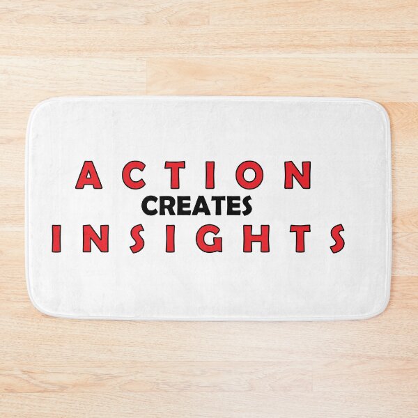 Item preview, Action creates insights designed and sold by Positive Mindzet!.