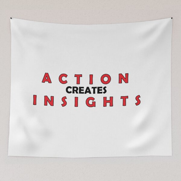 Item preview, Action creates insights designed and sold by Positive Mindzet!.