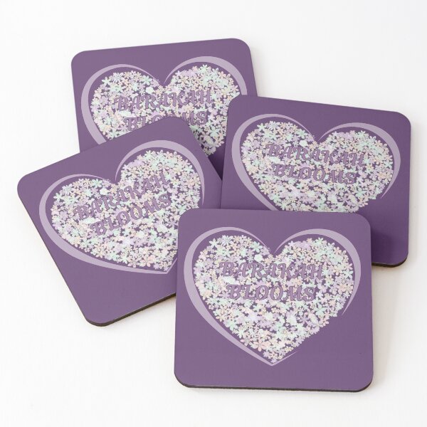 Item preview, Barakah Blooms – Pastel Floral Heart with Inspirational Typography designed and sold by D-Islamic.