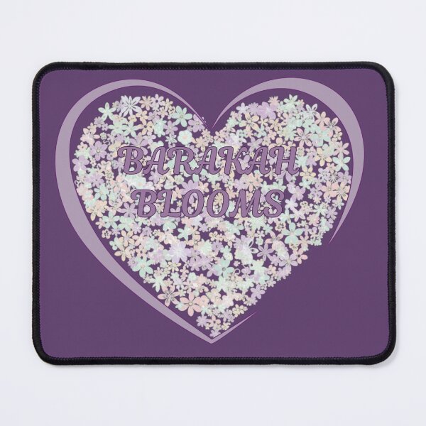 Item preview, Barakah Blooms – Pastel Floral Heart with Inspirational Typography designed and sold by D-Islamic.