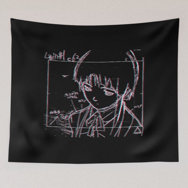 Item preview, Lain Iwakura 3d Sketch 001 - White On Black  designed and sold by Hatsunemiku29.