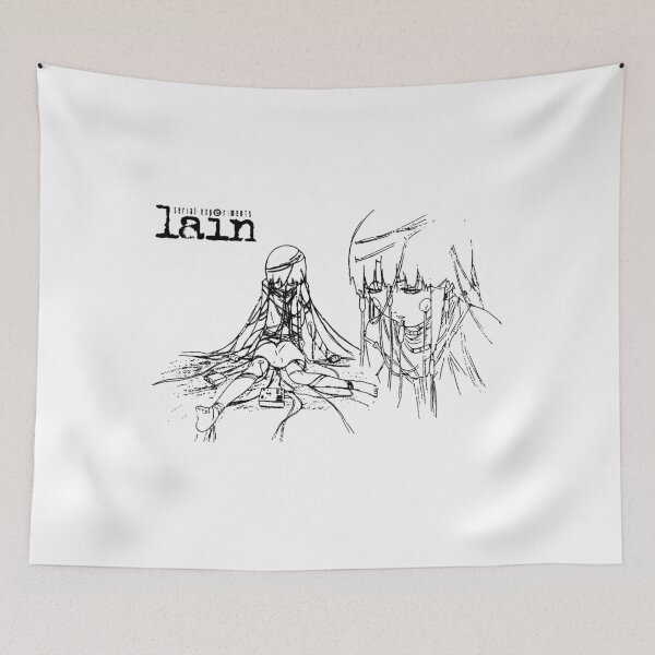 Item preview, Lain Wired Up - Black Print  designed and sold by Hatsunemiku29.