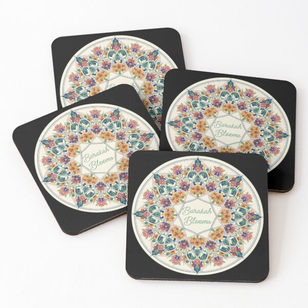 Item preview, Barakah Blooms - Watercolor Mandala Islamic Floral Geometric Art designed and sold by D-Islamic.