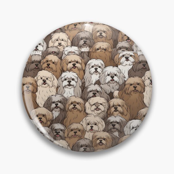 Item preview, My Lhasa Apso loving family designed and sold by LoversCovers.
