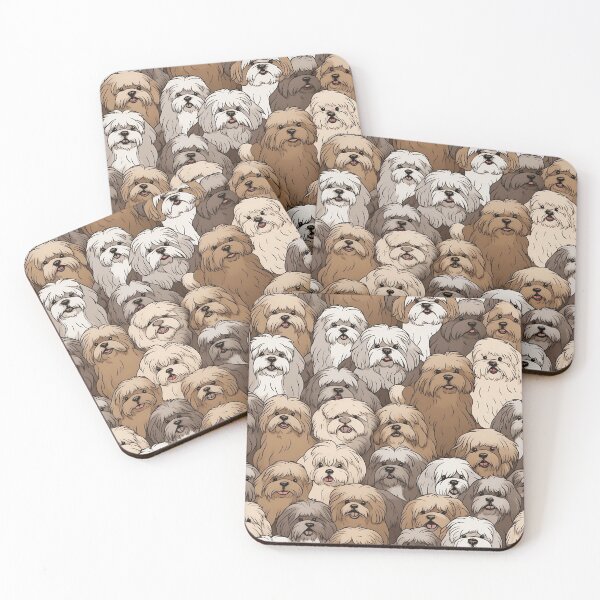 Item preview, My Lhasa Apso loving family designed and sold by LoversCovers.
