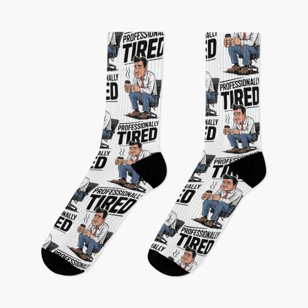 Item preview, Professionally Tired – Funny Work Burnout Design designed and sold by Mahilis.