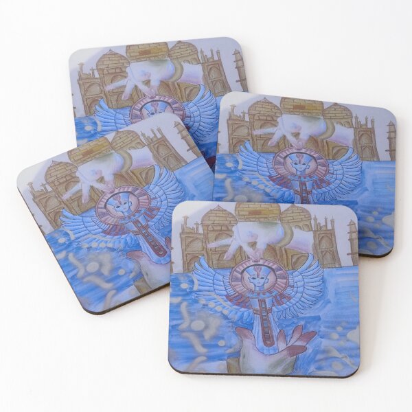 Item preview, Winged Pharaoh Key – Mystical Egyptian Fantasy Art designed and sold by AkkoAkko.