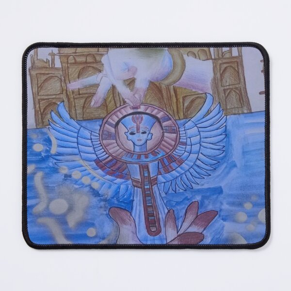 Item preview, Winged Pharaoh Key – Mystical Egyptian Fantasy Art designed and sold by AkkoAkko.