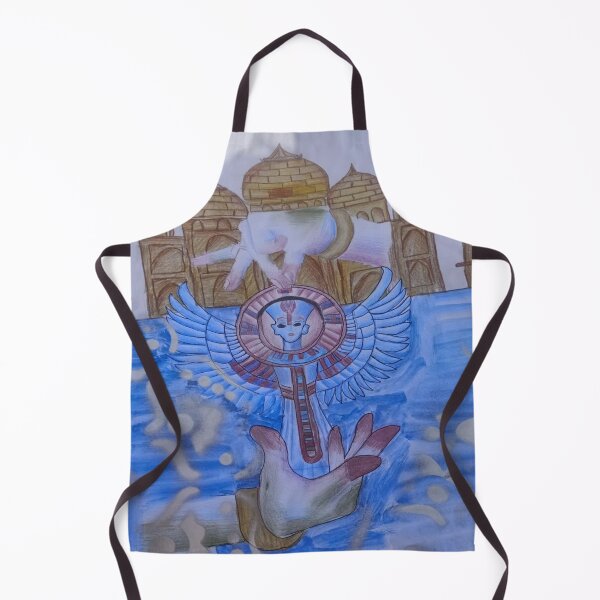 Item preview, Winged Pharaoh Key – Mystical Egyptian Fantasy Art designed and sold by AkkoAkko.