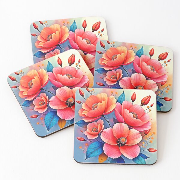 Item preview, Elegant Poppies: Radiant Nature Art designed and sold by Health And Fitness Posts e-Store.
