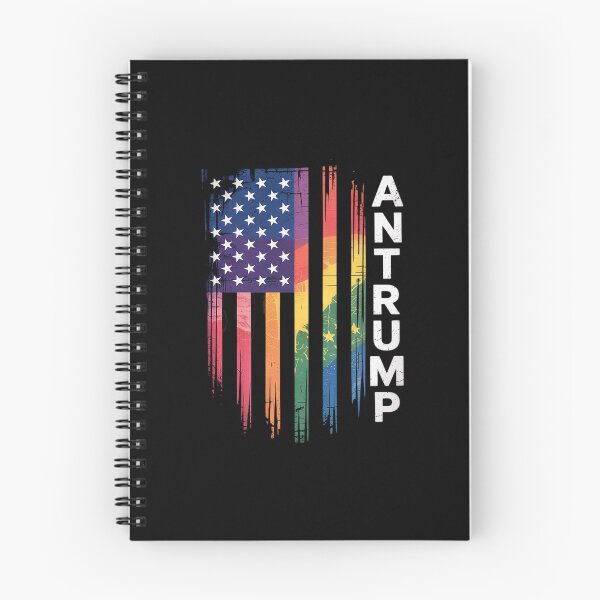 Item preview, Anti Trump United States Distressed Rainbow w US Flag designed and sold by FadeOfThrone.