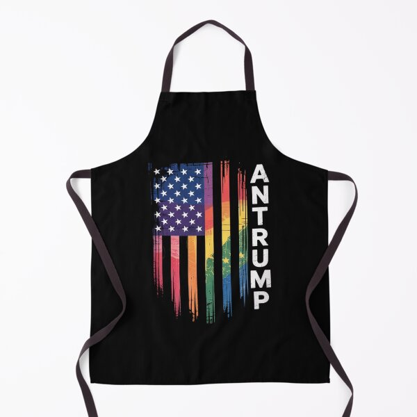 Item preview, Anti Trump United States Distressed Rainbow w US Flag designed and sold by FadeOfThrone.
