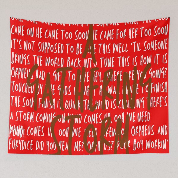 Item preview, Hadestown Lyrics designed and sold by broadwaygirl142.
