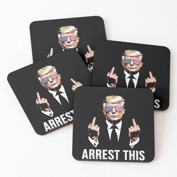 Item preview, Arrest This Trump 2024 US American Flag designed and sold by MarryIsMonth.